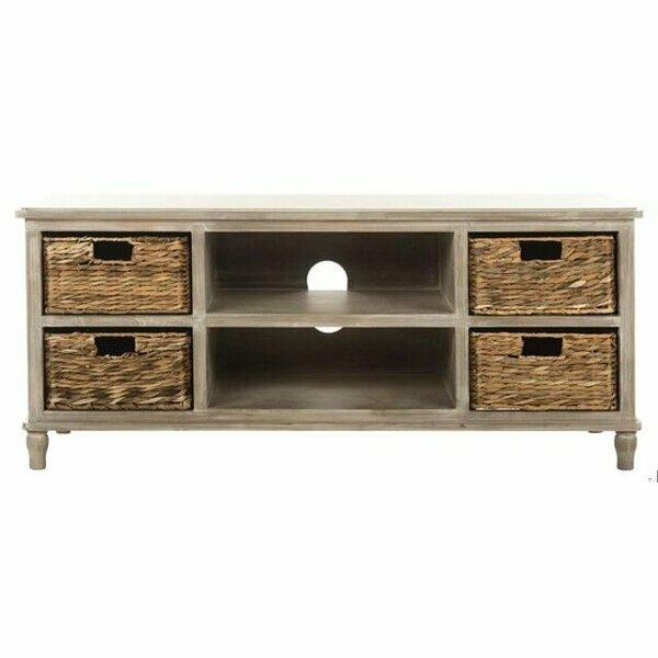 Safavieh Rooney Tv Unit- Vintage White - 20.1 X 15.7 X 47.2 In. AMH5745E